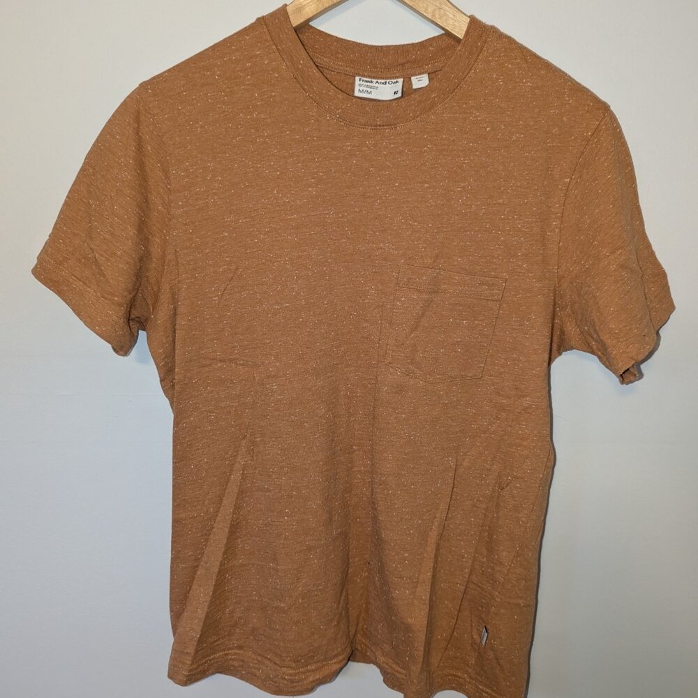 Men's Frank and Oak Yellow T-Shirt